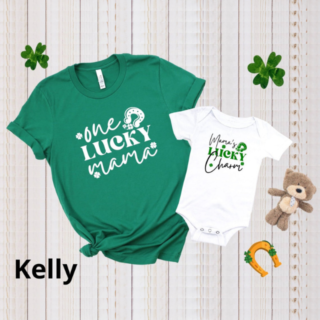  Women One Lucky Mama Letter Funny T-Shirt ST. Patrick's Day  Mama Gift Shirt : Clothing, Shoes & Jewelry