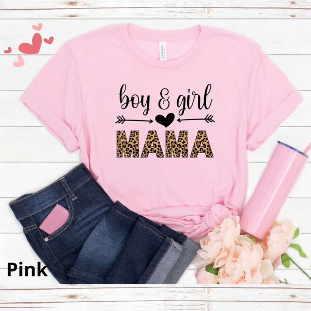 Boy and Girl Mama Shirt, Mothers Day Shirt, Gift For Mom, Mothers