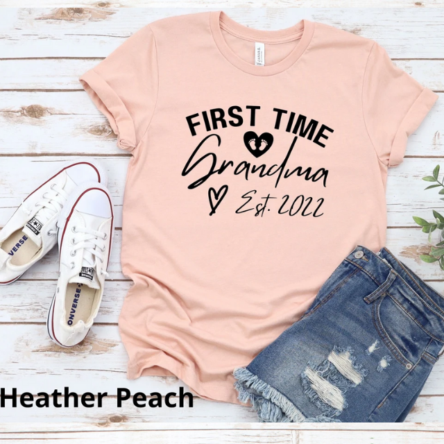Personalized My First Mothers Day Pregnancy Announcement Maternity Shirts  for Women First Time Mom Gift Customizable T Shirt Baby Reveal Tee