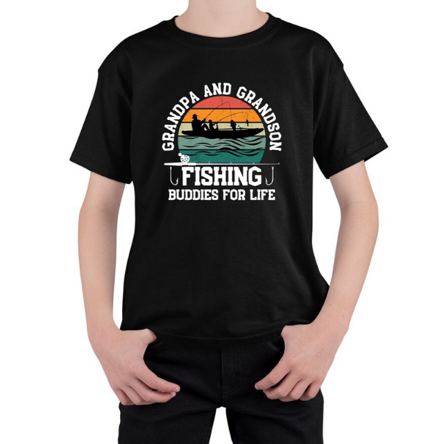 Grandpa and Grandson Fishing Buddies for Life Matching Shirt for Men – Ten  Squared