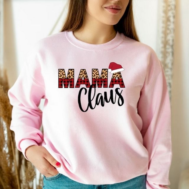 Mama Mama Kiwi Sweatshirt, Gift Mama Plaid Christmas Sweatshirt, Picks Christmas Sweatshirt, Christmas Mom Buffalo Leopard Claus New Tees Mom - Sweater,